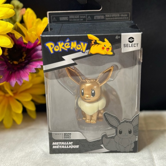 NIB Pokemon Eevee Select True Color Metallic 3" Battle Figure Limited Edition - Picture 1 of 7
